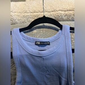 Zara periwinkle dress